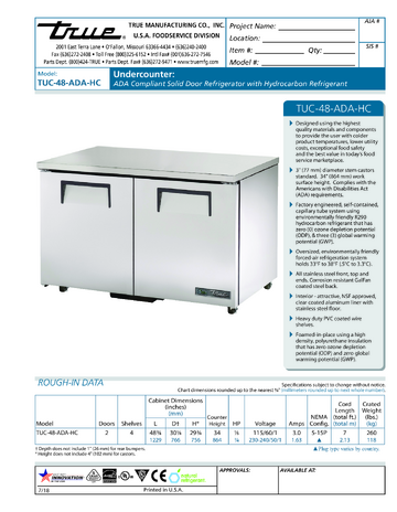 Spec Sheet