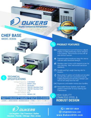 Spec Sheet