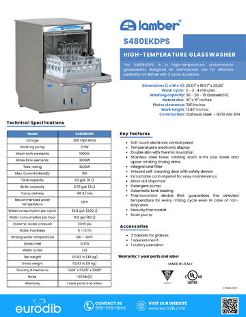 Spec Sheet