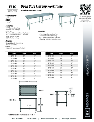 Spec Sheet