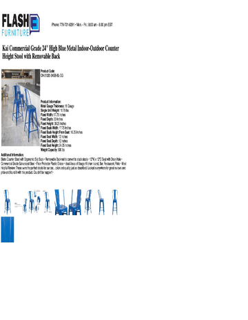 Spec Sheet
