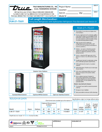 Spec Sheet