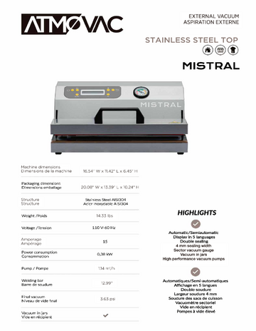 Spec Sheet