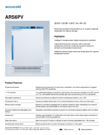 Spec Sheet