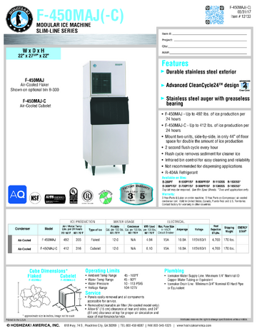 Spec Sheet