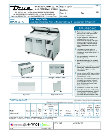 Spec Sheet