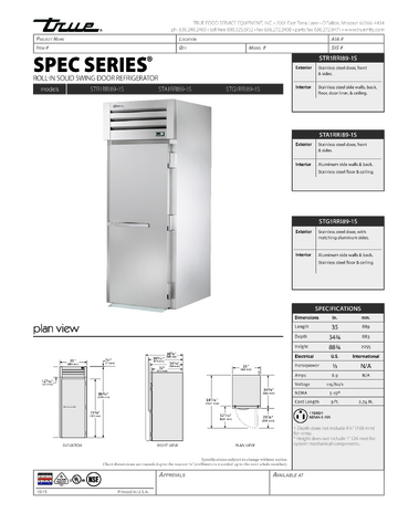 Spec Sheet