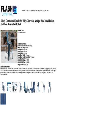 Spec Sheet