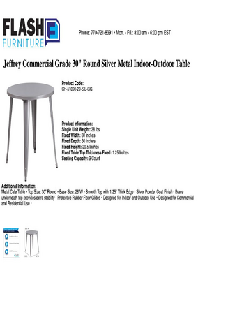 Spec Sheet