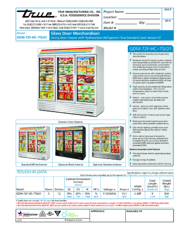Spec Sheet