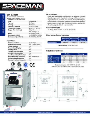 Spec Sheet
