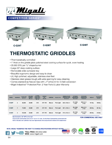Spec Sheet
