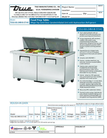 Spec Sheet
