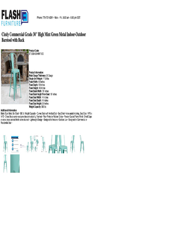 Spec Sheet