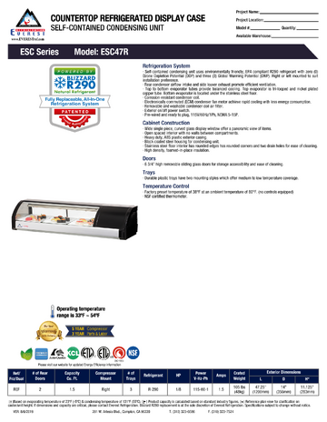 Spec Sheet