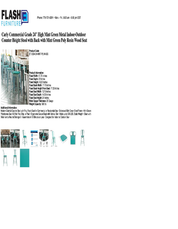 Spec Sheet