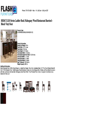 Spec Sheet