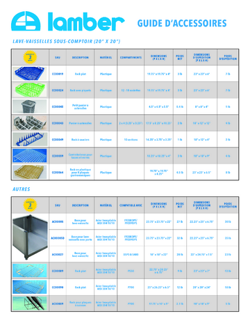 Spec Sheet