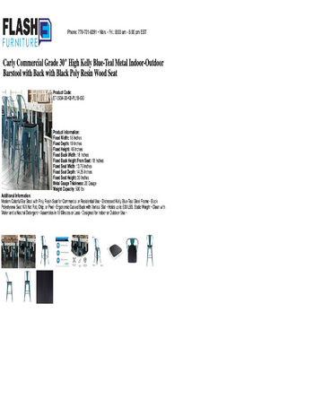 Spec Sheet