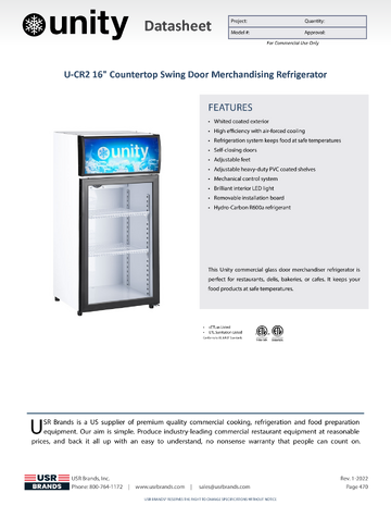 Spec Sheet