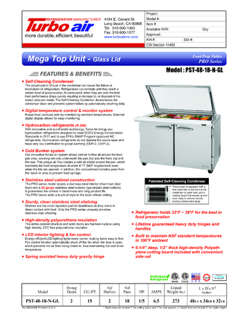Spec Sheet