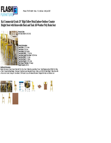 Spec Sheet