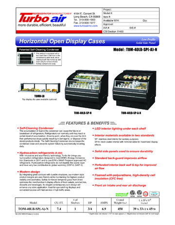 Spec Sheet