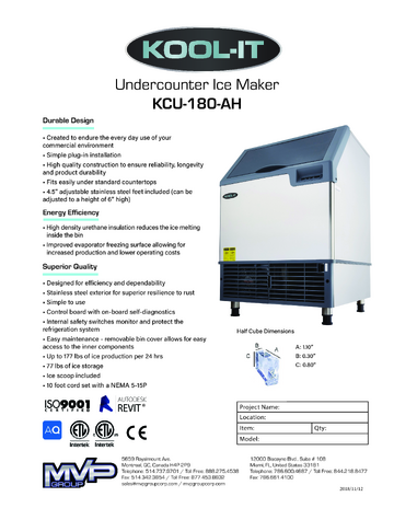 Spec Sheet