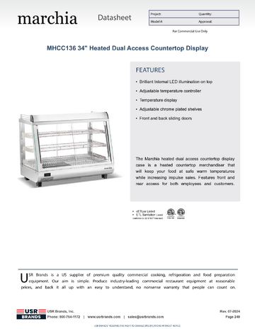 Spec Sheet
