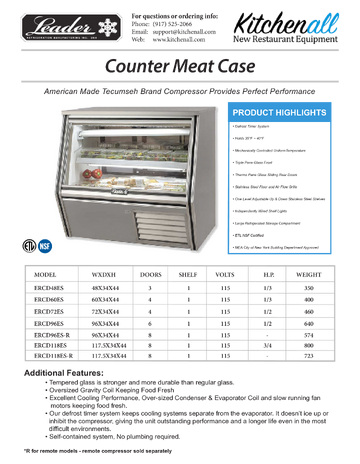 Spec Sheet