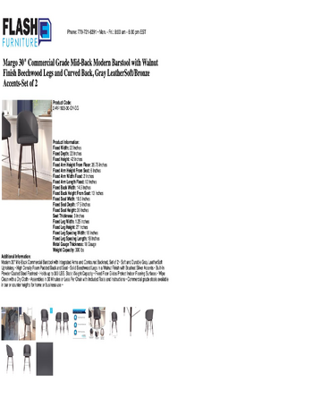 Spec Sheet