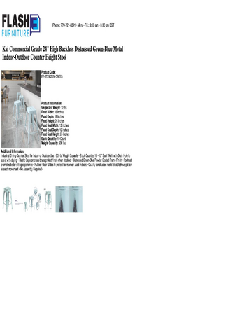 Spec Sheet