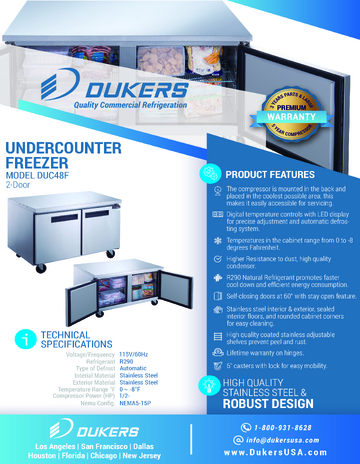Spec Sheet