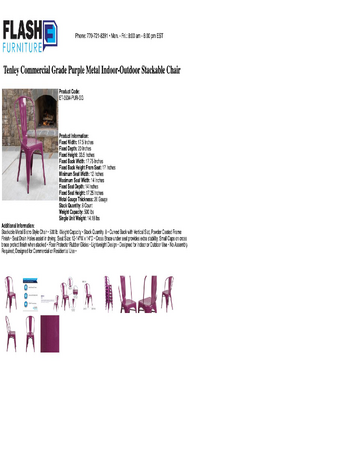 Spec Sheet
