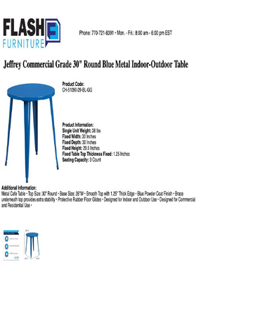 Spec Sheet