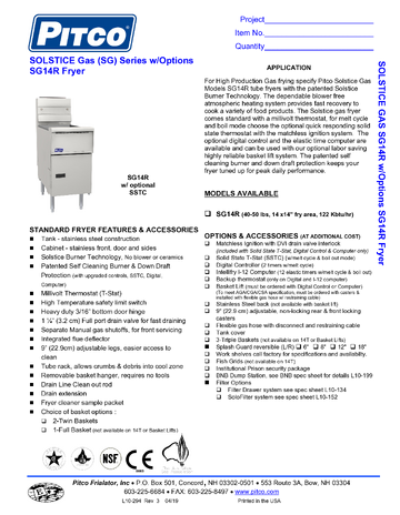 Spec Sheet