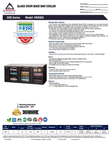 Spec Sheet