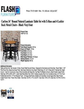 Spec Sheet