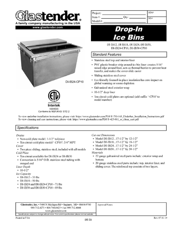 Spec Sheet