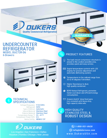 Spec Sheet