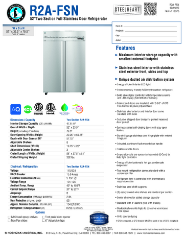 Spec Sheet