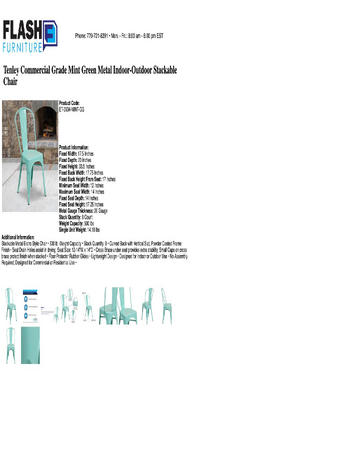 Spec Sheet