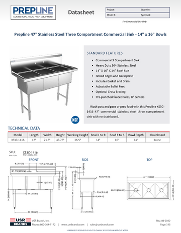Spec Sheet