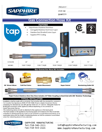 Spec Sheet