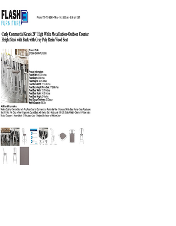 Spec Sheet