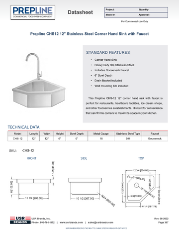 Spec Sheet