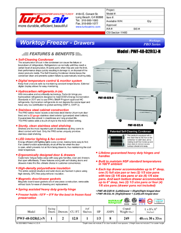 Spec Sheet