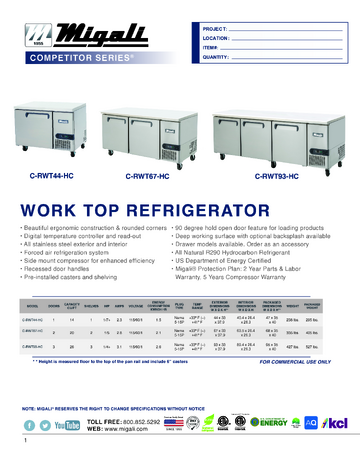 Spec Sheet