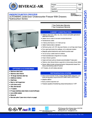 Spec Sheet