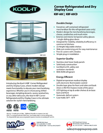 Spec Sheet